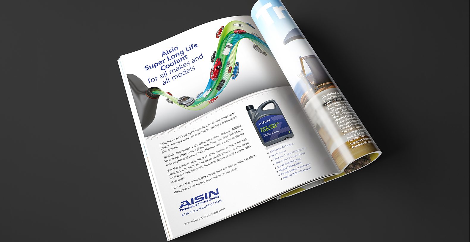 Aisin Coolant Ad Aisin Coolant Ad