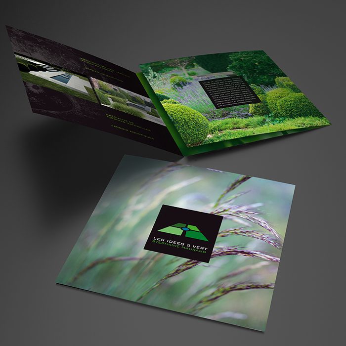 Blank,Square,Leaflets,With,Three,Wings,Isolated,On,Black,Background. blank square leaflets with three wings isolated on black background. render